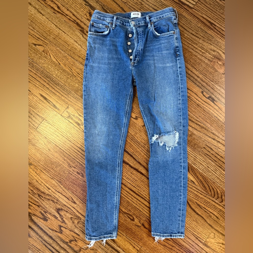 Agolde distressed women’s jeans size 29